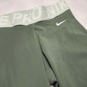 Nike Pro Green Biker Shorts